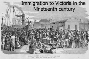  Image from State Library of Victoria immigration to Victoria